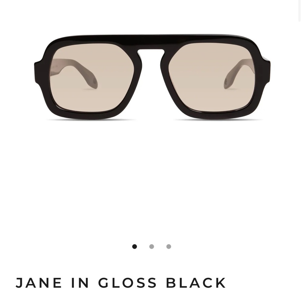 NWOT | ELISA Johnson| Jane Gloss Black Sunglasses